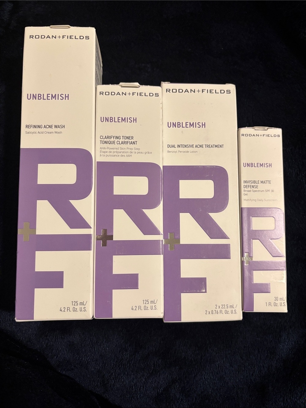 Rodan + Fields Unblemish Skincare Set. SPF Expire 6/2027